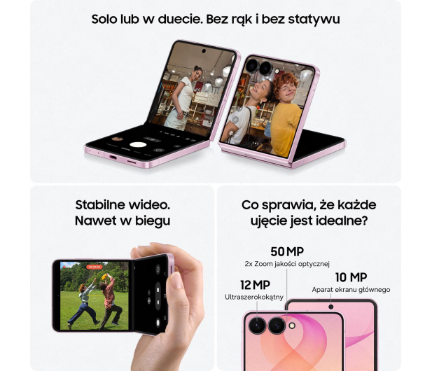 Samsung Galaxy Z Flip8 12/256GB Różowy - 1549394 - zdjęcie 6